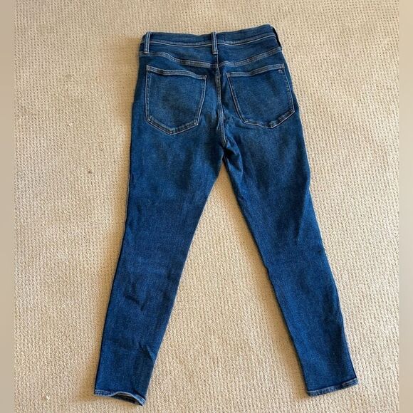 10” high rise skinny jean medium rinse - Picture 2 of 5